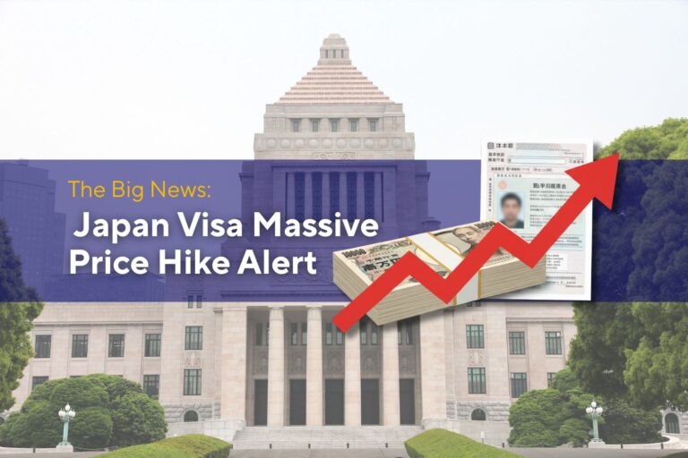 The Big News: Japan Visa Massive Price Hike Alert